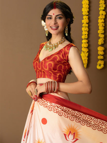 Ethnic Motifs Art Silk Saree