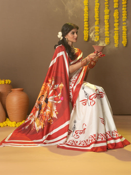 Ethnic Motif Art Silk Saree