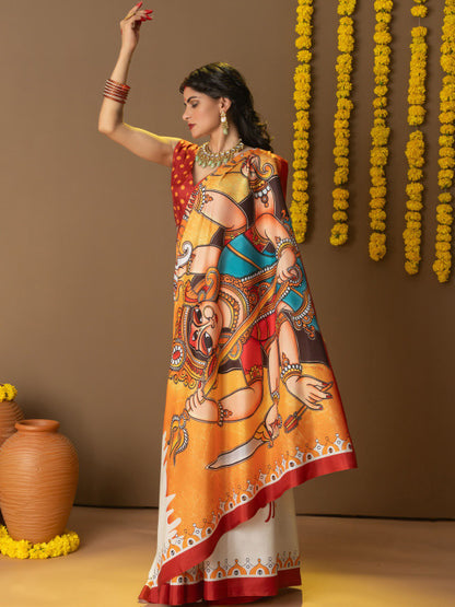Ethnic Motifs Art Silk Saree