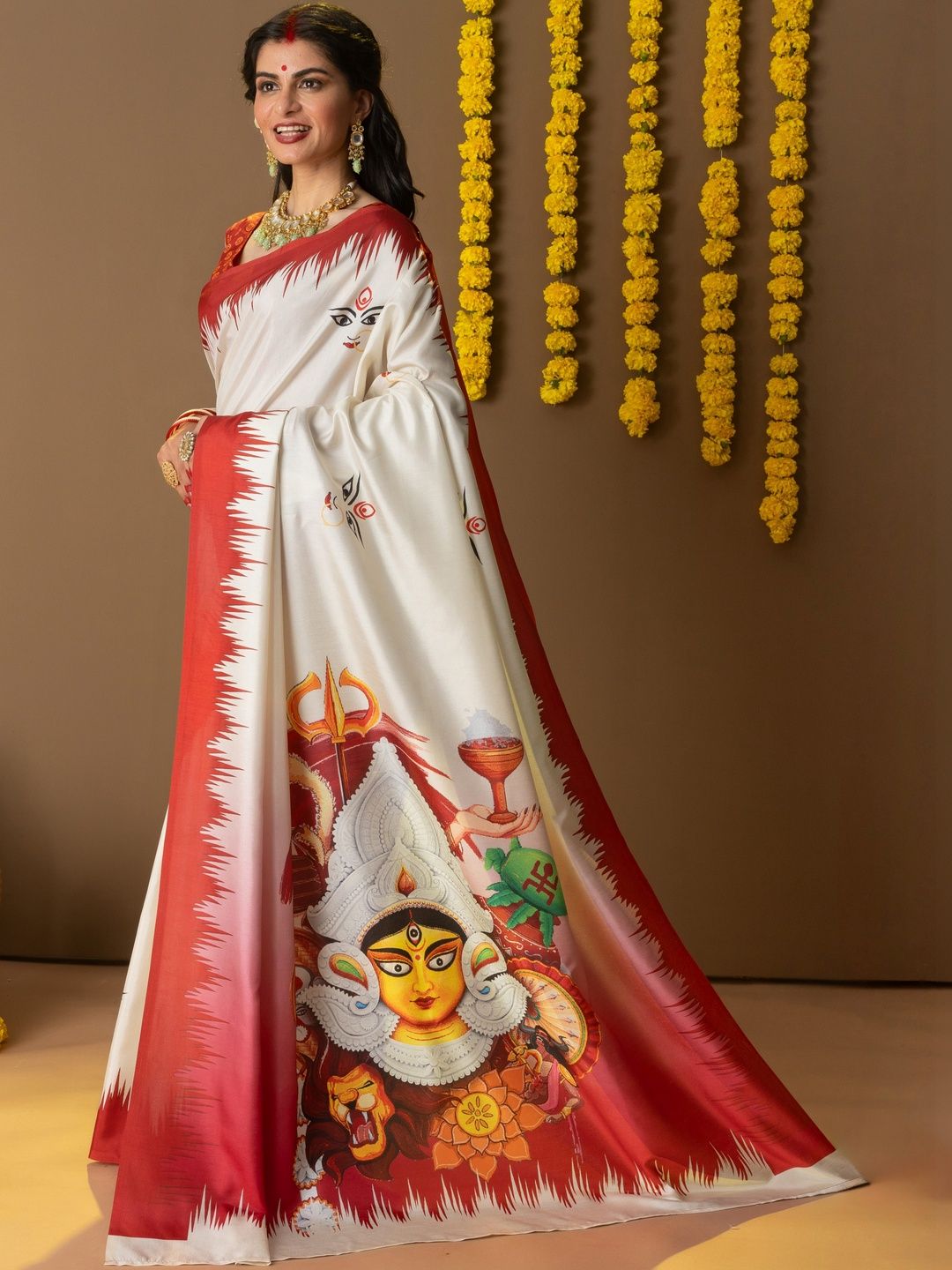 Ethnic Motif Art Silk Saree
