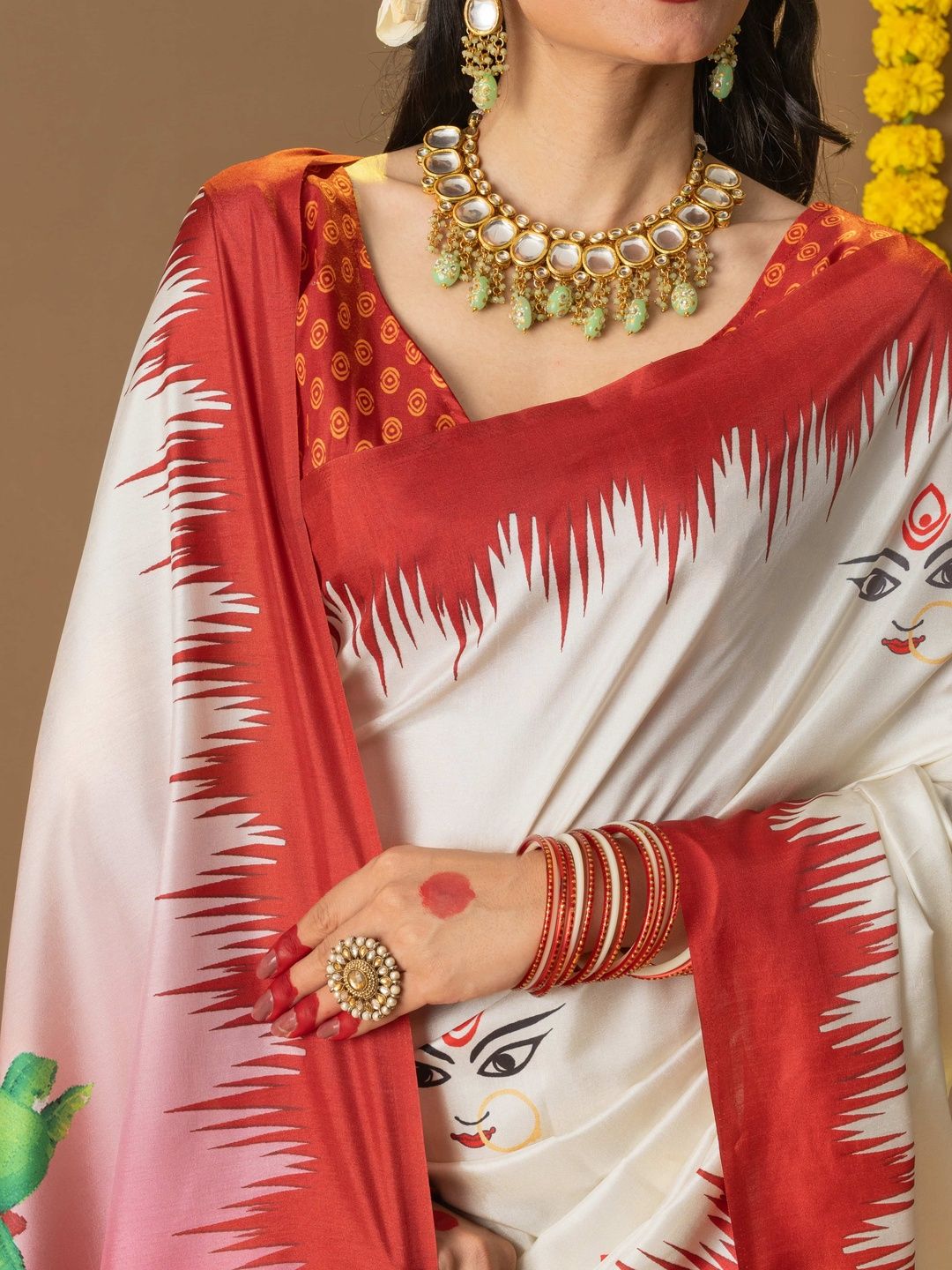 Ethnic Motif Art Silk Saree