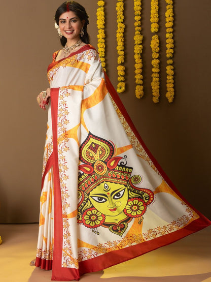 Ethnic Motif Art Silk Saree