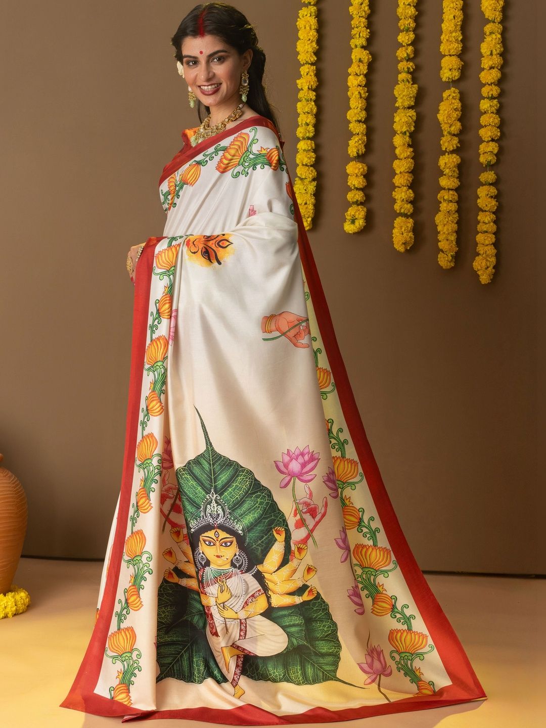 Ethnic Motifs Art Silk Saree