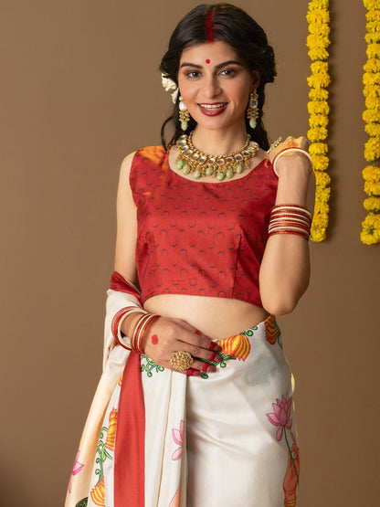 Ethnic Motifs Art Silk Saree