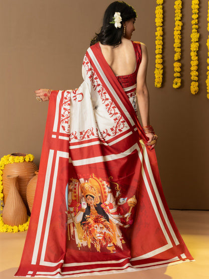 Ethnic Motif Art Silk Saree