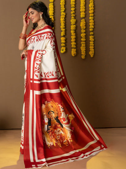 Ethnic Motif Art Silk Saree