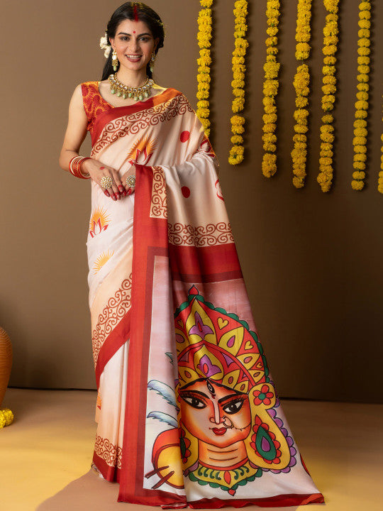 Ethnic Motifs Art Silk Saree