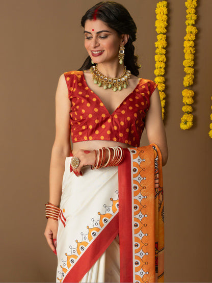 Ethnic Motifs Art Silk Saree