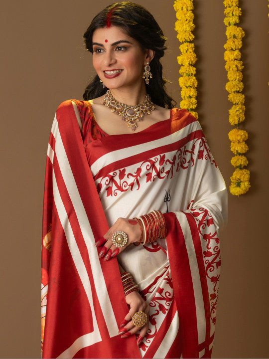 Ethnic Motif Art Silk Saree