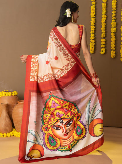 Ethnic Motifs Art Silk Saree
