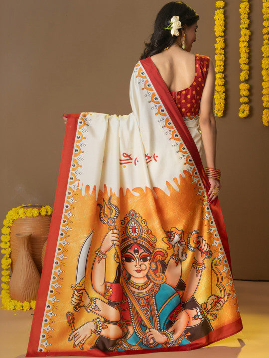 Ethnic Motifs Art Silk Saree