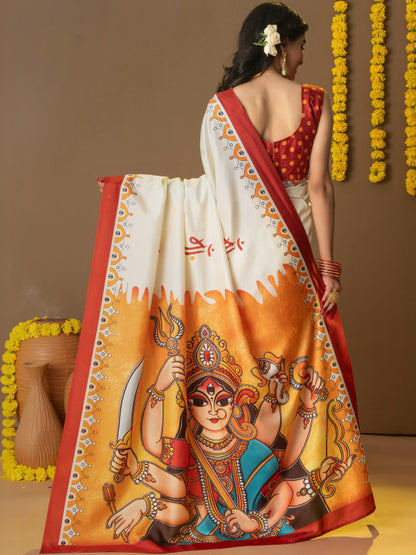 Ethnic Motifs Art Silk Saree