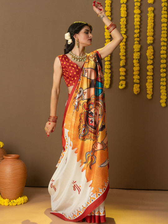 Ethnic Motifs Art Silk Saree