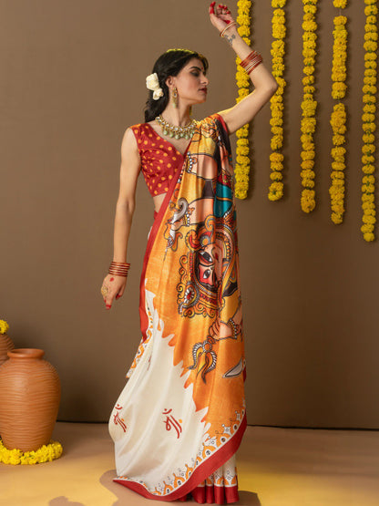 Ethnic Motifs Art Silk Saree
